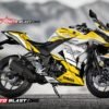Decal Stiker Yamaha YZF R25 YELLOW RACING SPORT WHITE